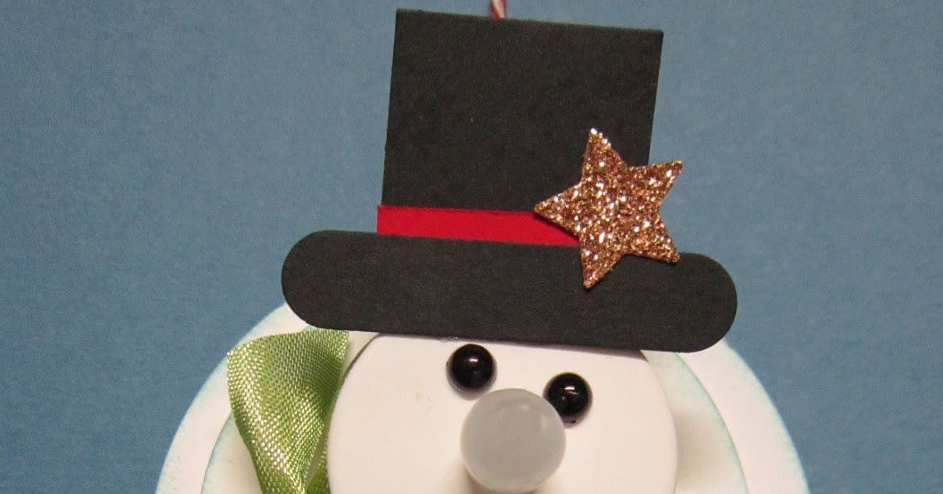 Krafting with Karen Flameless Candle Snowman Ornament