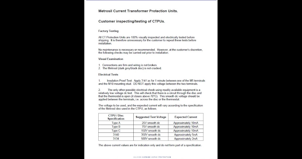 Substation testing picture