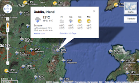 Der Wetter-Layer in Google Maps