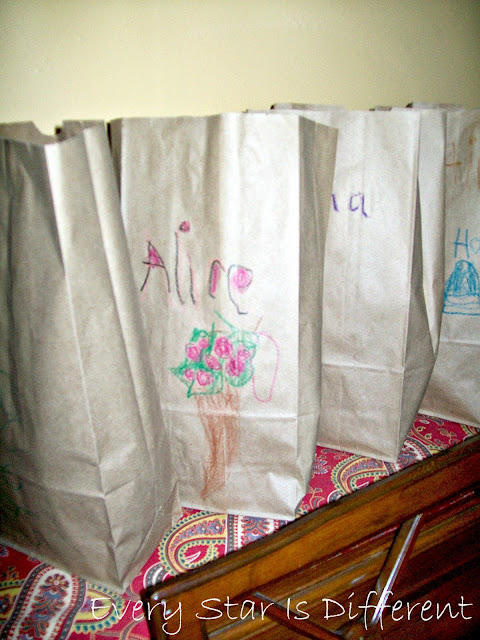 Homemade Fall Harvest Goodie Bags