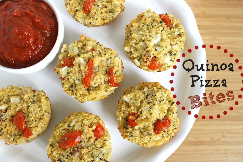 The Garden Grazer Quinoa Pizza Bites