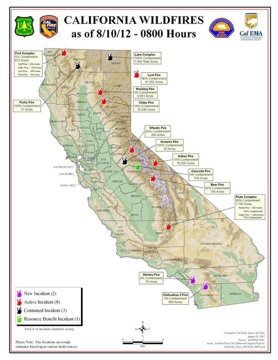 CFN CALIFORNIA FIRE NEWS CAL FIRE NEWS Quick Look