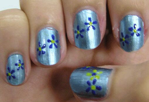 Flower nail art