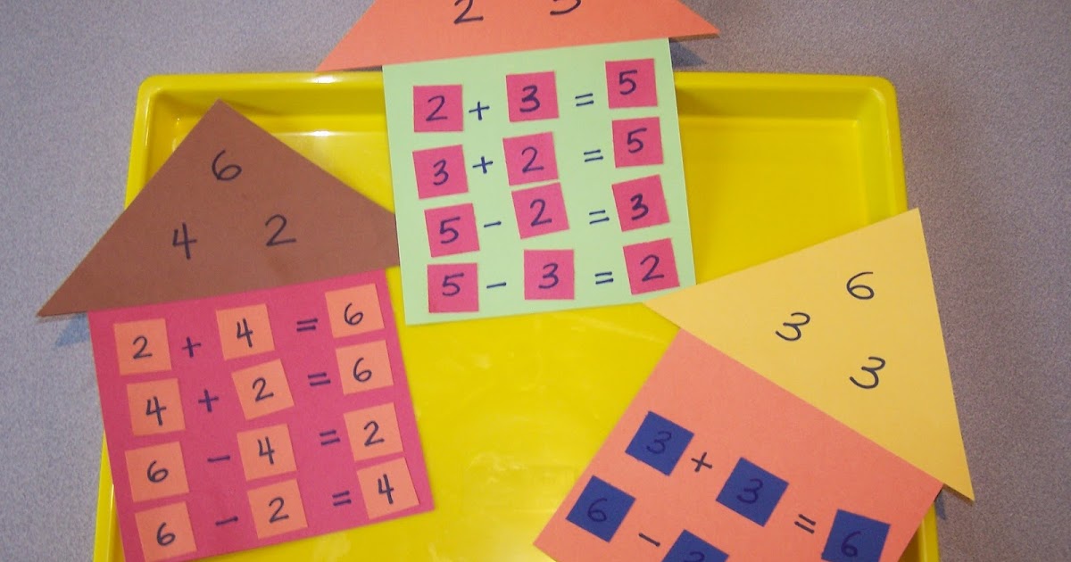 My Homeschool Tale: Fact Family Houses