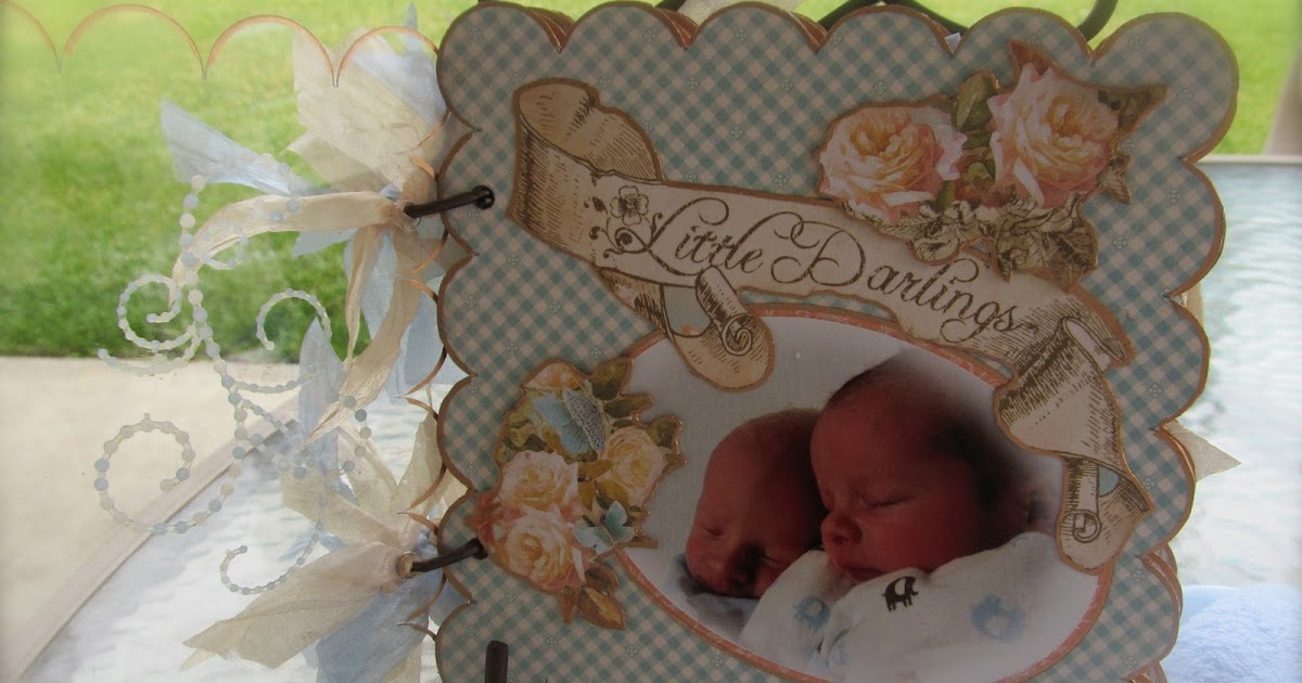 Cindy's Crafty Creations !!! Little Darlings Baby Shower Album...