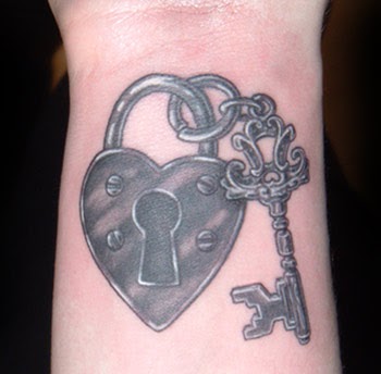 Best Tattoos For Men: Lock And Key Tattoos For Couples