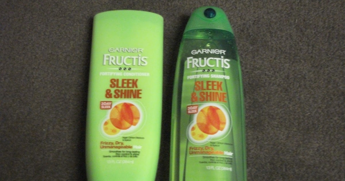 Tender Allure Review of Garnier Fructis Sleek & Shine Shampoo and