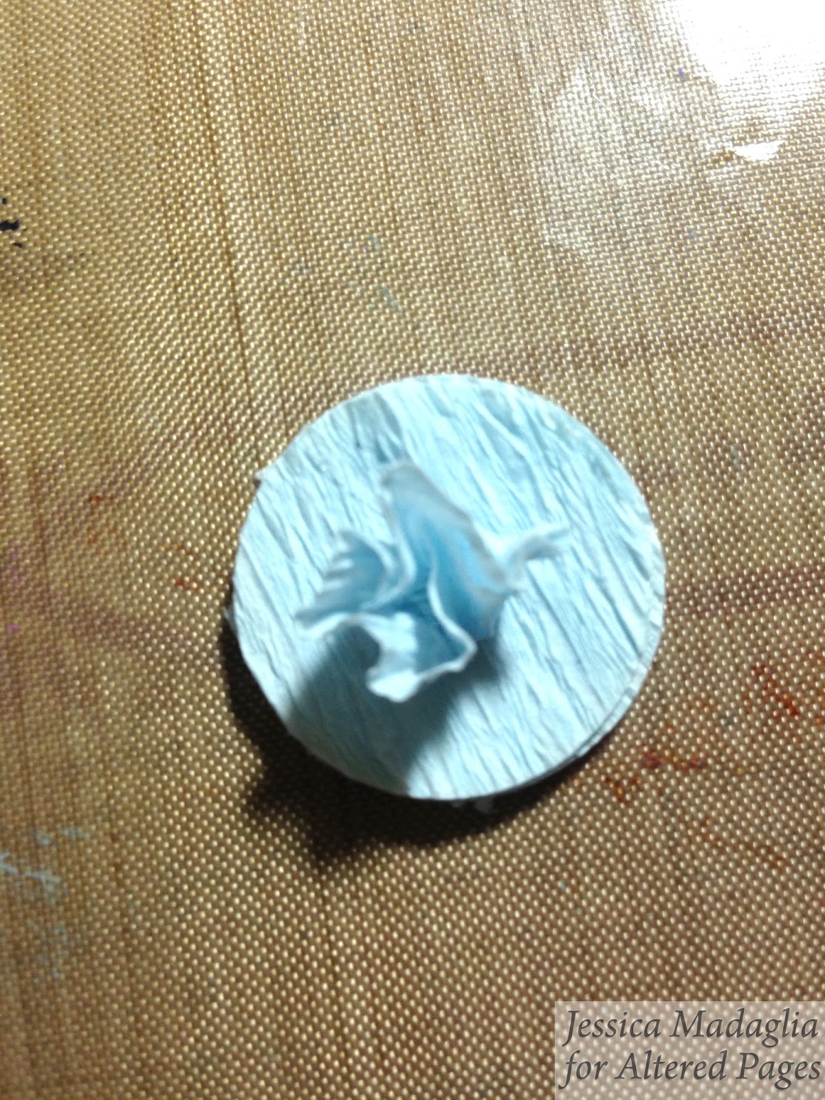 Crepe Paper flower boxes