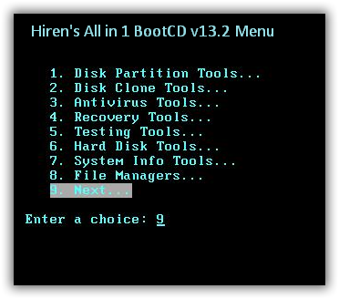 Hiren Boot Cd 15.4 -