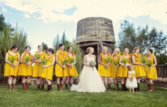 Mustard Bridesmaid Dress