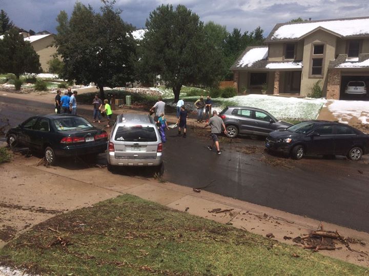 Matt's Weather Rapport Huge Hail, Rain Storm Causes Havoc AGAIN In