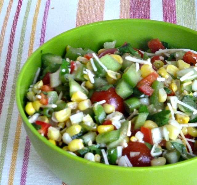 Baking and Cooking, A Tale of Two Loves Confetti Corn Salad