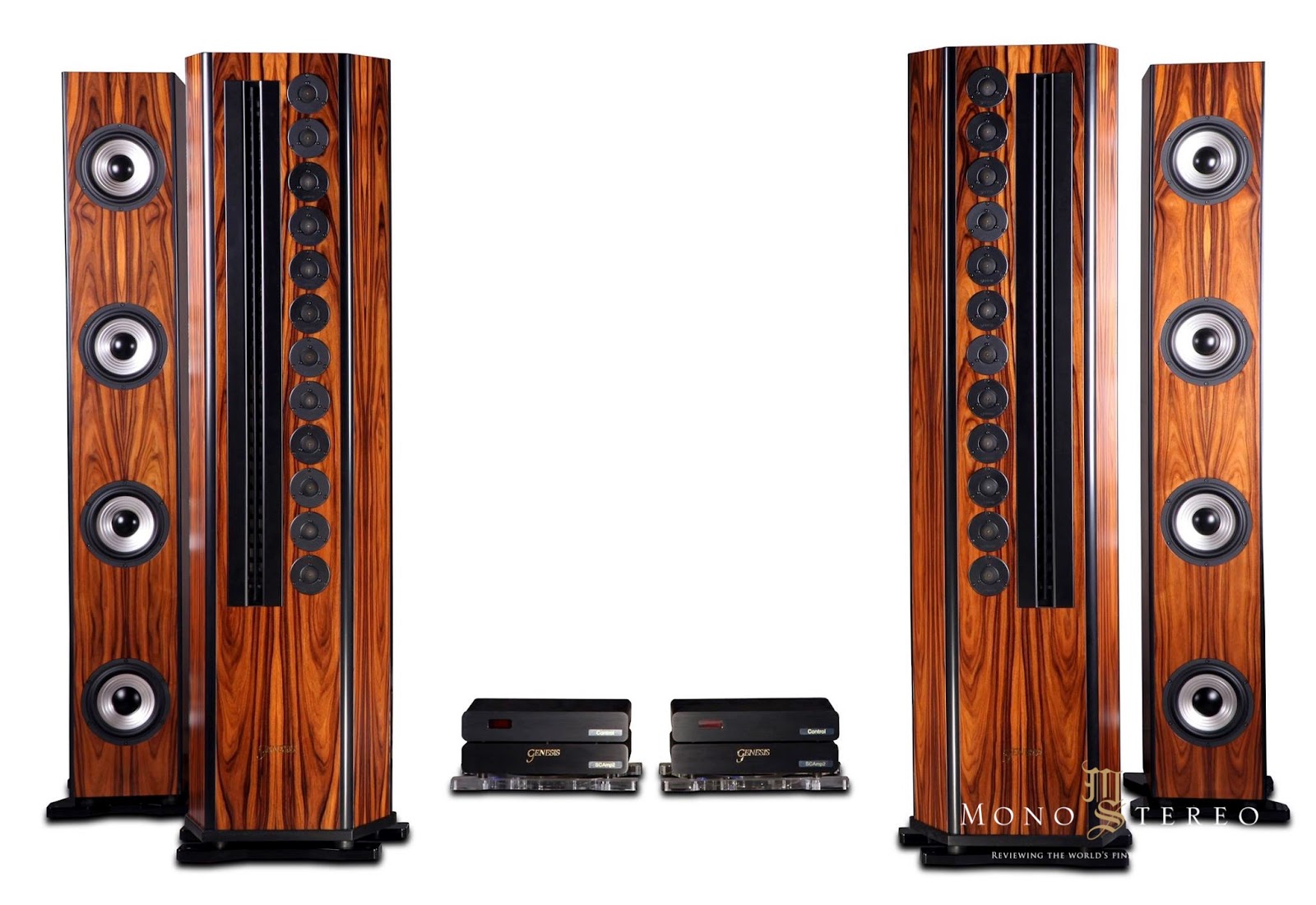 Mono and Stereo HighEnd Audio Magazine Genesis 2.3 loudspeaker system NEW