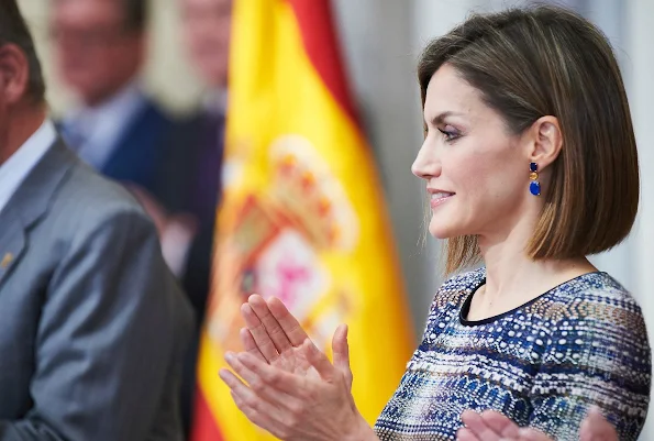 King Felipe VI of Spain and Queen Letizia of Spain, King Juan Carlos of Spain and Queen Sofia of Spain attend National Sport Awards 2014