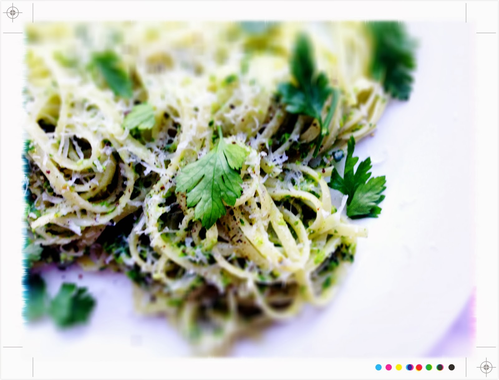 Toast Chargrilled Asparagus & Parsley Pesto Pasta