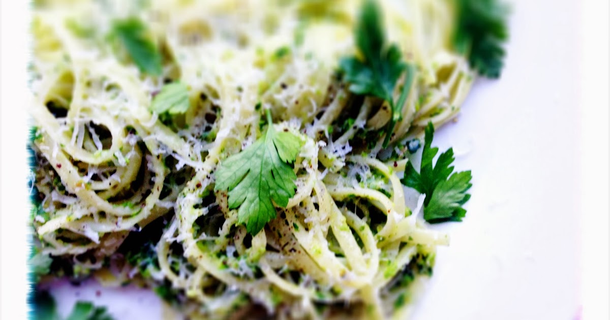 Toast Chargrilled Asparagus & Parsley Pesto Pasta