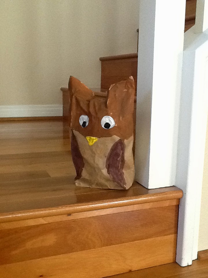 Dusty Day Crafts Brown Paper Bag Owl Craft