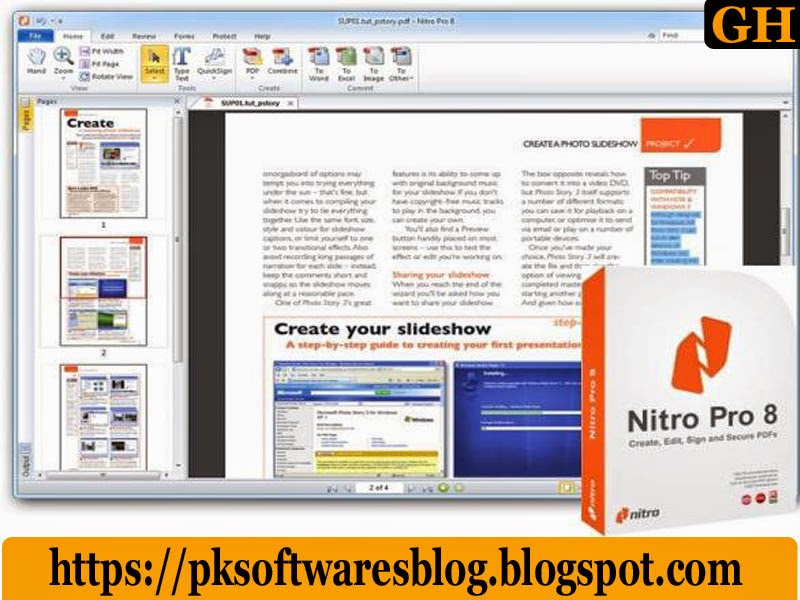 nitro pdf creator professional 8 free download