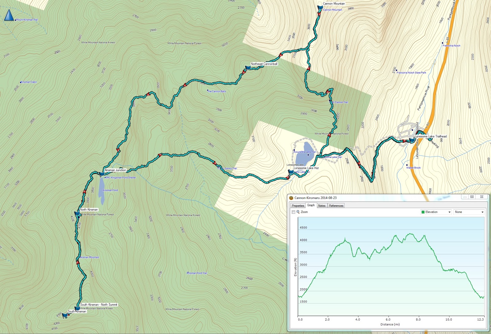 South Kinsman North Kinsman (NH, 4000) TrailsNH Hiking Conditions