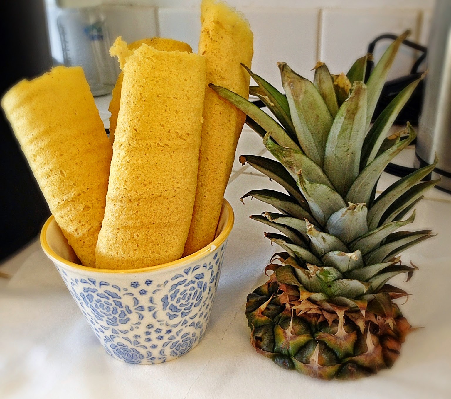 Lazy Girl Dinners Pineapple fruit rollups