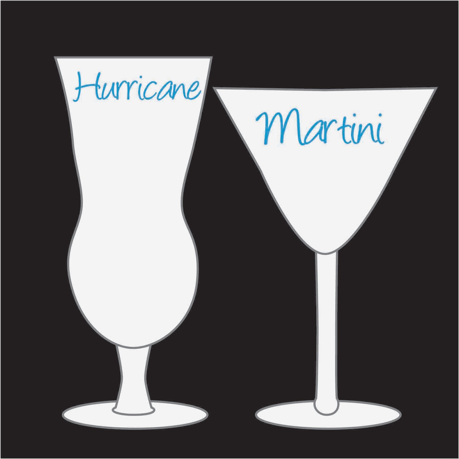 Tall Margarita Glasses