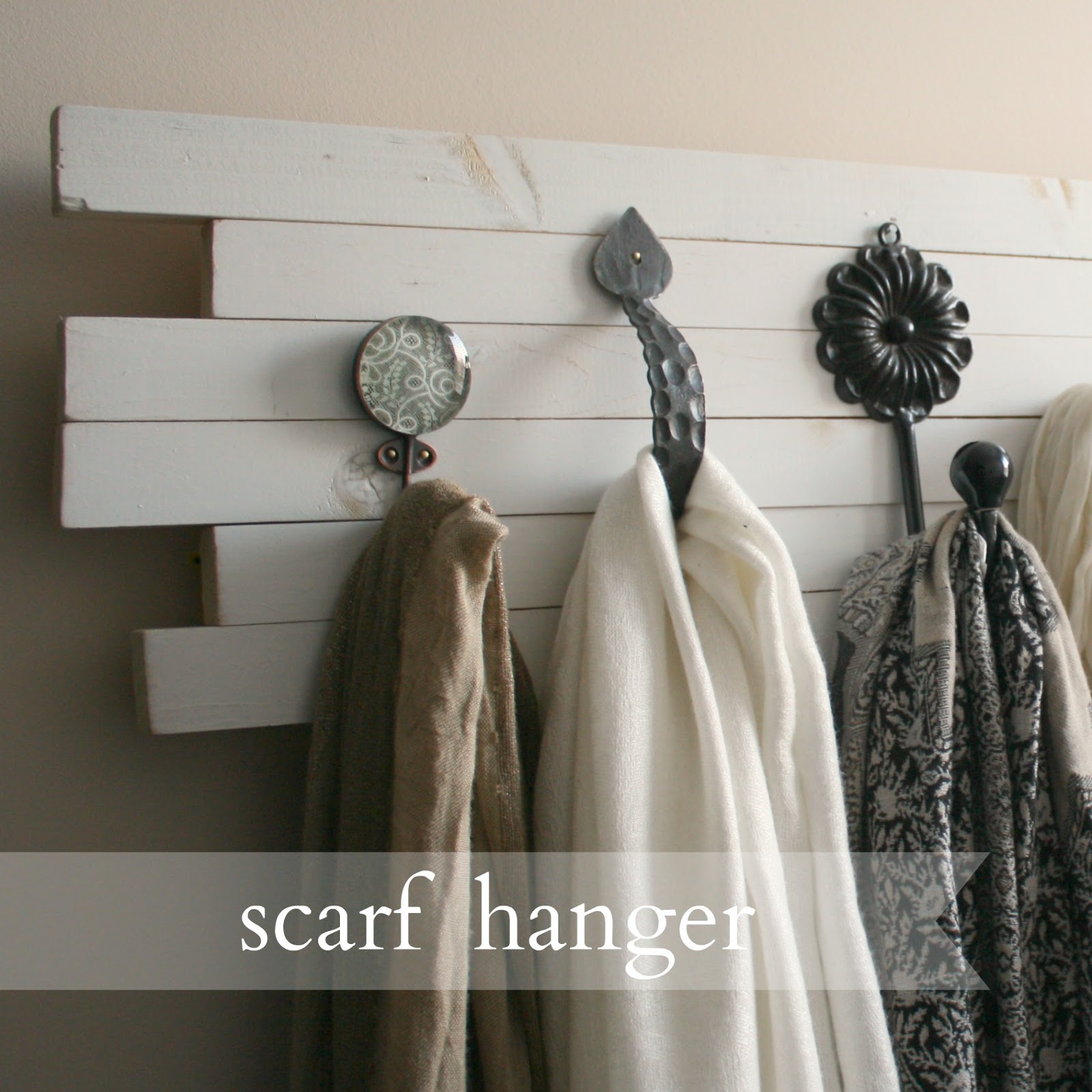 live a little wilder the scarf hanger {tutorial}