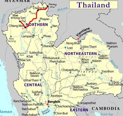 Thailand Map Pai