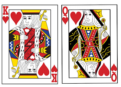 King Hearts on Love These King And Queen Of Hearts Clip Art Cards  Perfect For A