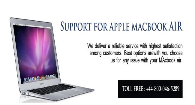 MacBook Air Support Phone Number +44-800-046-5289
