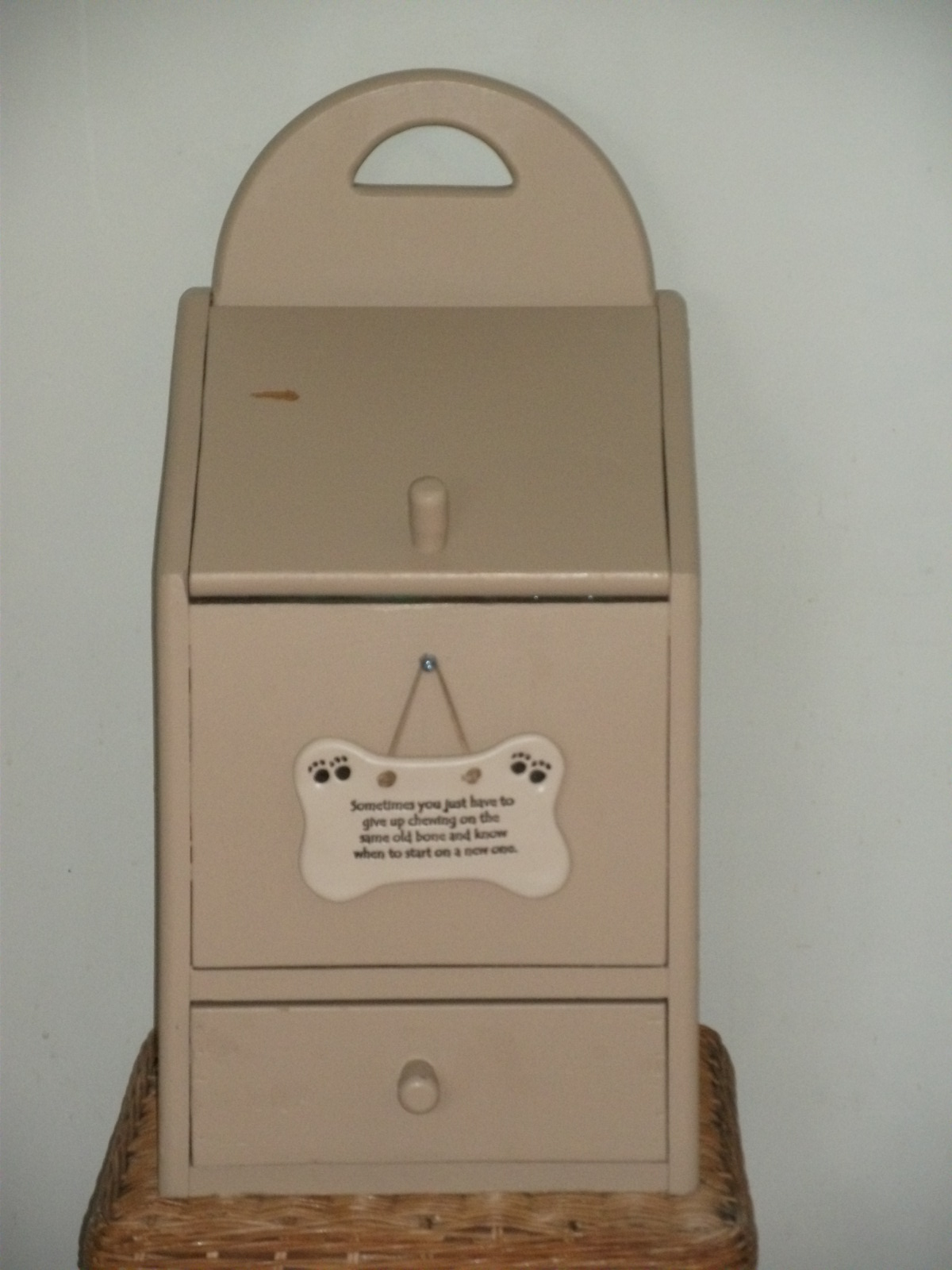 As Good As You Are Finally finished a Project. Turned Potato Bin into