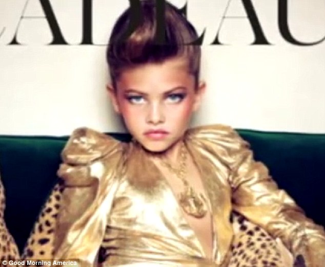 Thylane LenaRose Blondeau Shocking images of 10YEAROLD Vogue