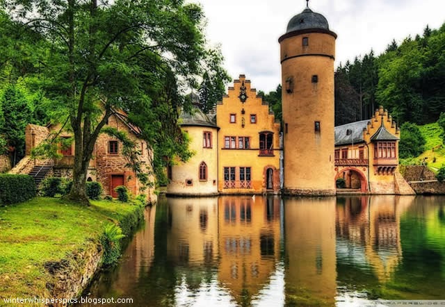 MESPELBRUNN CASTLE - MESPELBRUNN, WÜRZBURG, GERMANY MESPELBRUNN CASTLE - MESPELBRUNN, WÜRZBURG, GERMANY