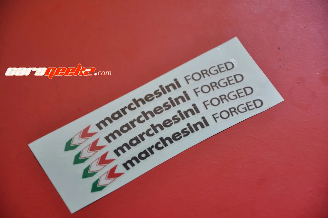 Marchesini Forged Black and Yellow sticker decal 11 Marchesini Forged Black and Yellow sticker decal 12