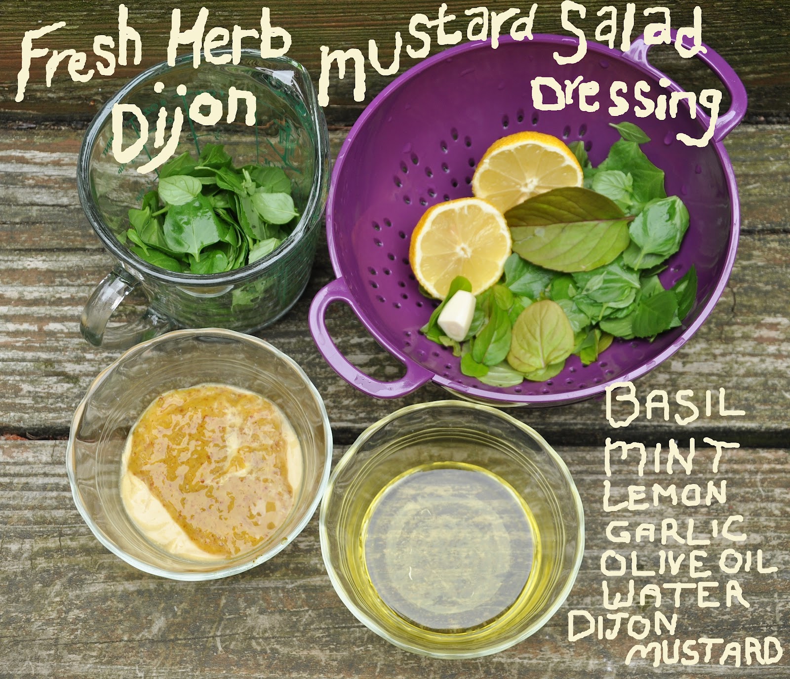 365 Days of DIY Fresh Herb Dijon Mustard Dressing