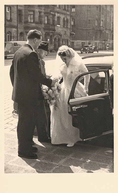 Hochzeit Herz Jesu Kirche, Humboldtstraße 1956/57