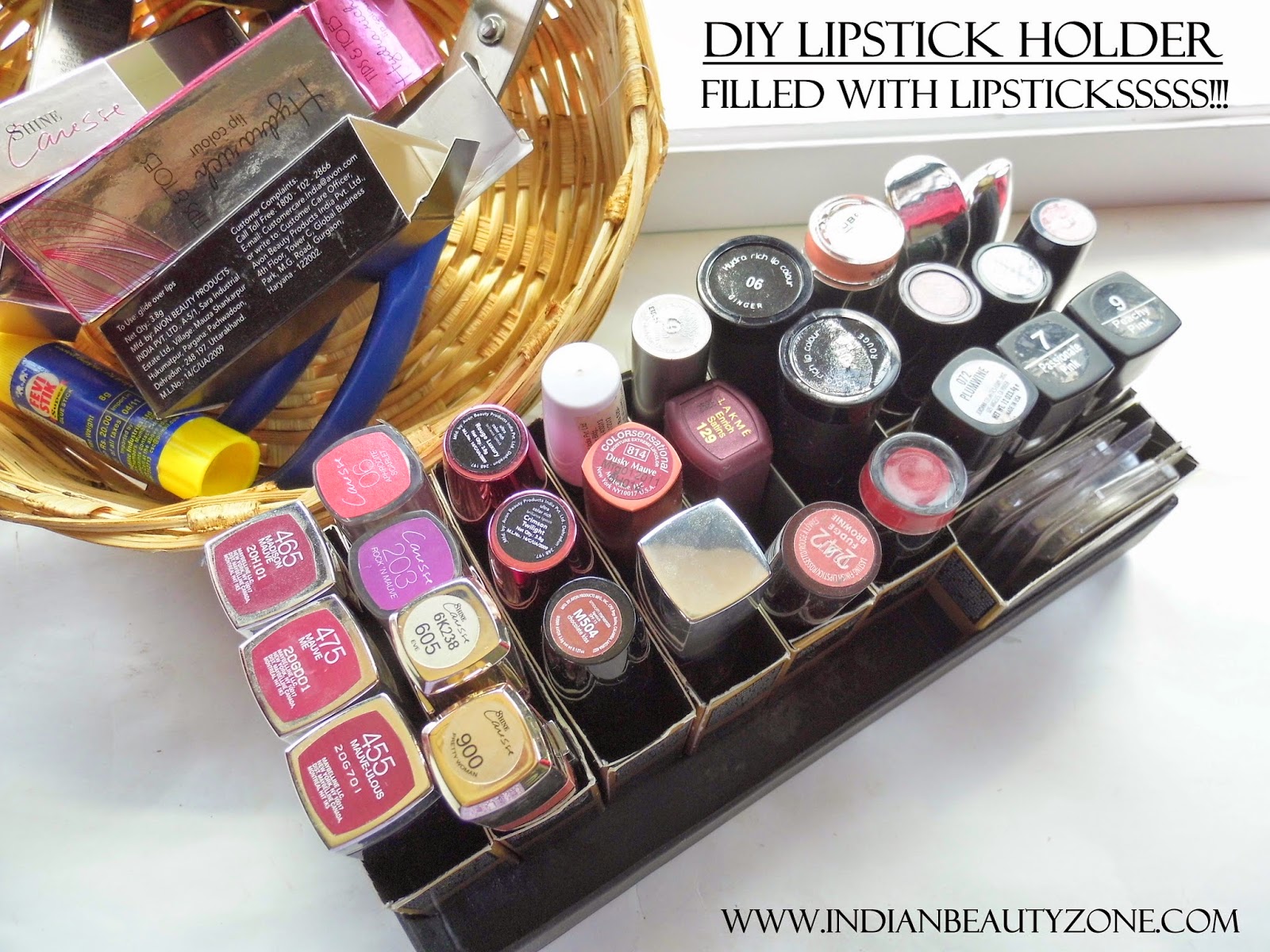 Indian Beauty Zone DIY Lipstick Holder Step by Step Tutorial