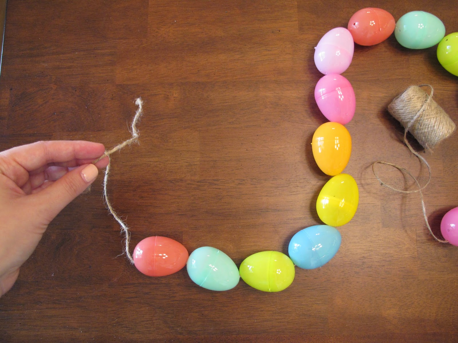 Easy Easter Egg Garland Heavens to Betsy