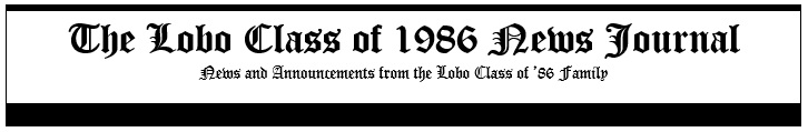 The Lobo Class of '86 News Journal