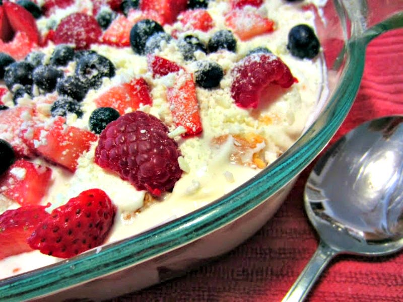 Easy White Chocolate Berry Dessert Renee's Kitchen Adventures