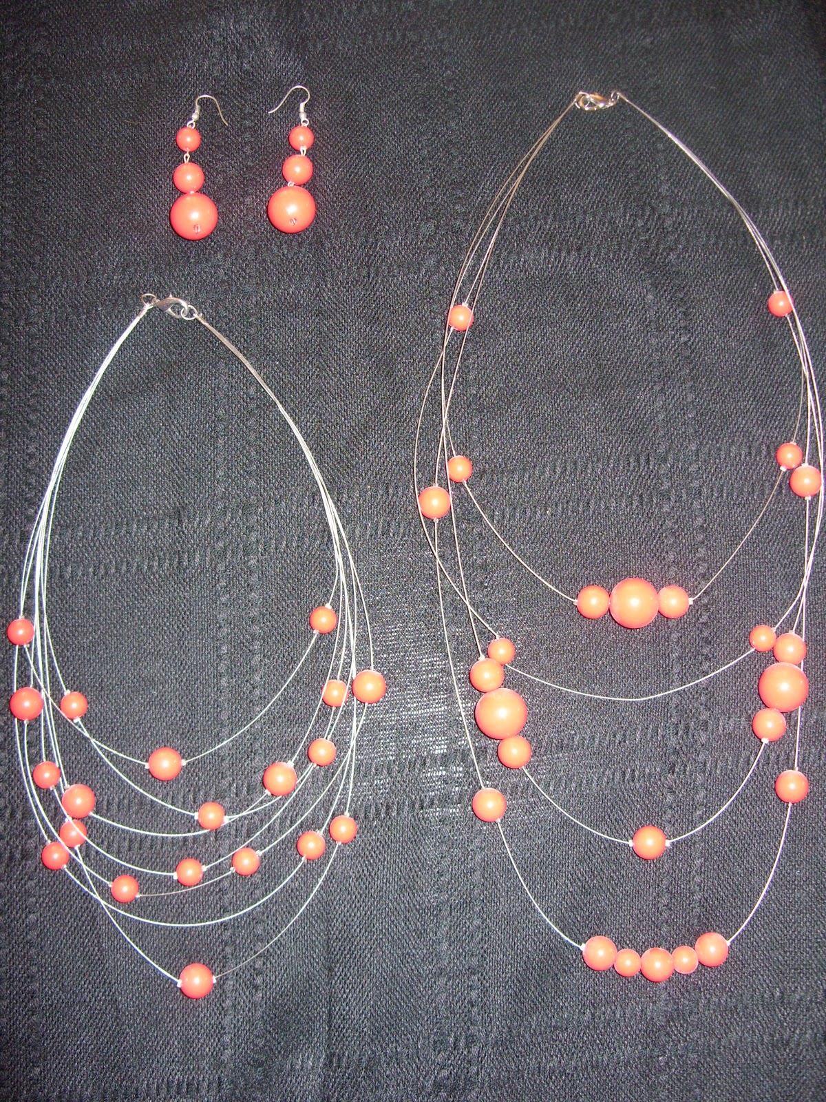 necklaces with bead stringing wire Beauty and the Mist