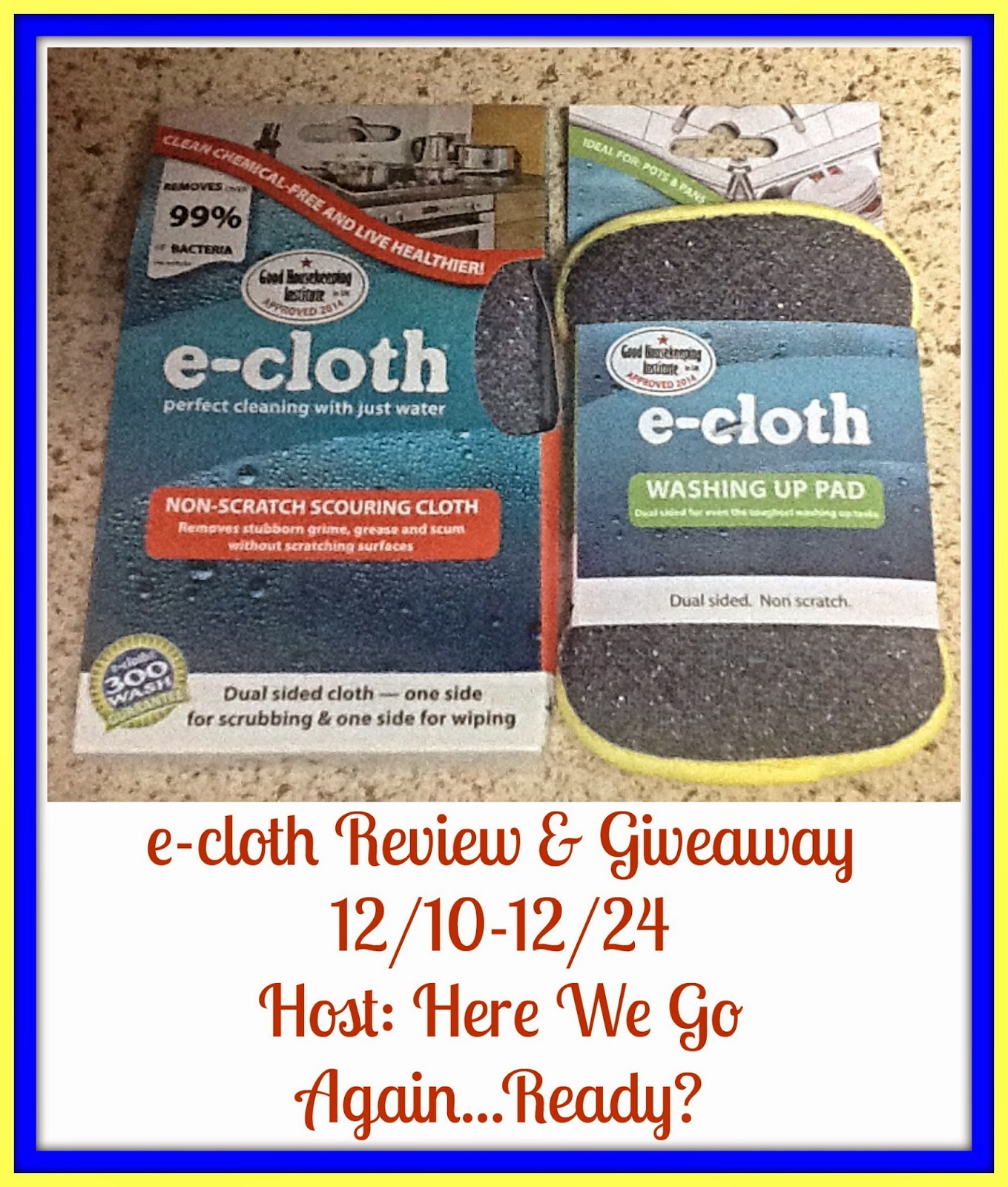 Here We Go Again, Ready? ecloth Review & Giveaway