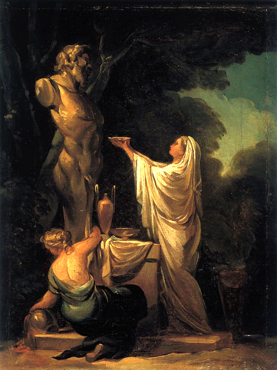 Francisco  Goya  Sacrificio  a  Pan