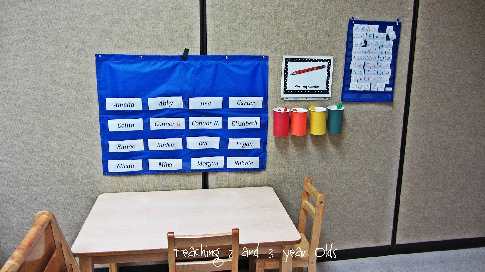 Teaching 2 and 3 Year Olds Setting Up the Writing and Reading Centers