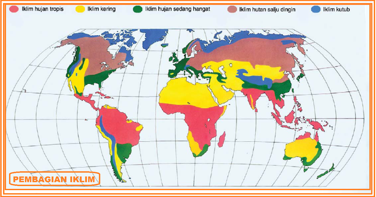 Pembagian Iklim Iklim Koppen Schmidt Ferguson Oldeman Hubungan Letak Geografis Dengan Iklim
