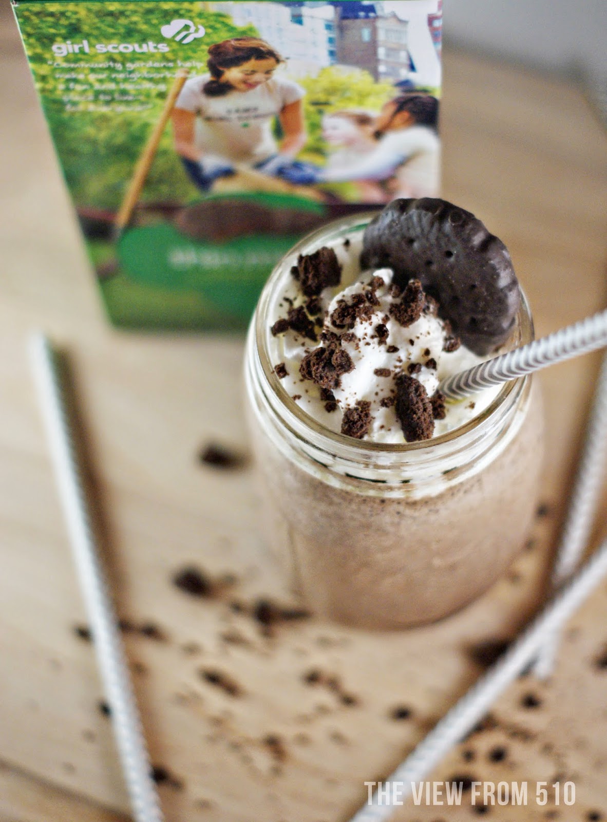 Thin Mint Milkshake Recipe Wholehearted Finishing