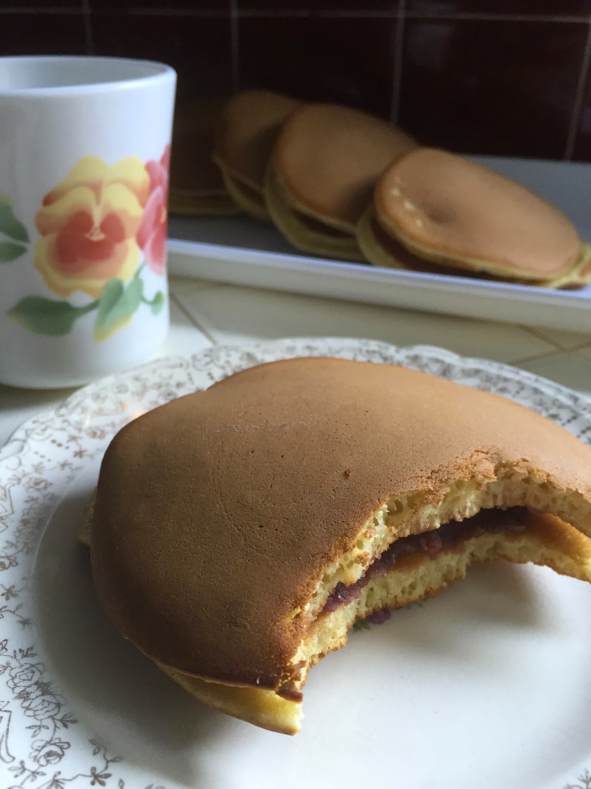 Japanese Foodie RECIPE Dorayaki, Japanese pancake with Red Bean Filling