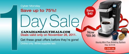 Cyber monday deals canada staples