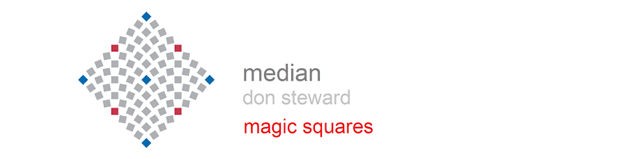 median Don Steward                          Magic Squares