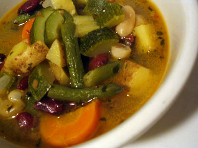 Provençal Bean too Vegetable Soupe au Pistou
