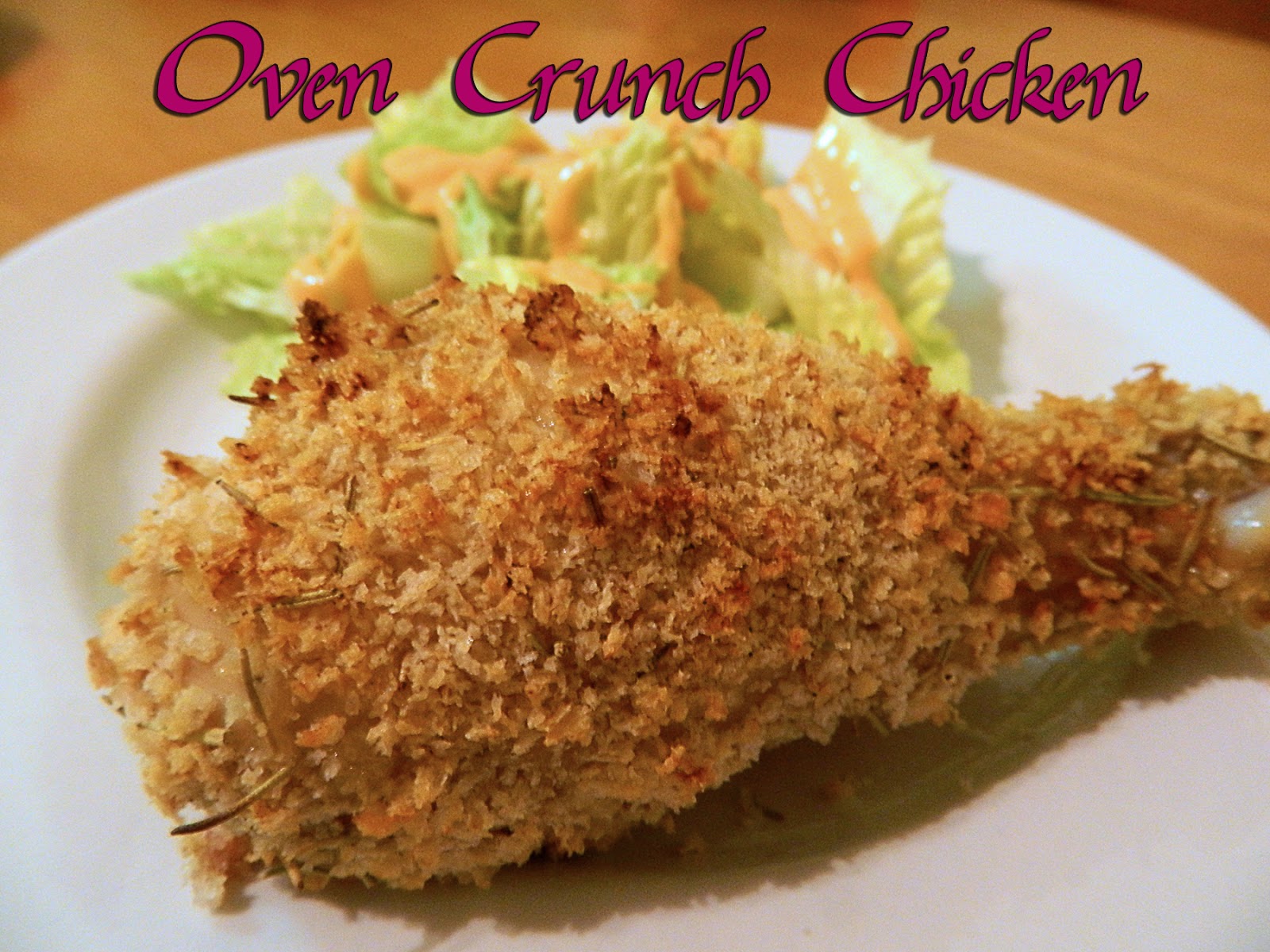 Eating Bariatric Oven Crunch Chicken